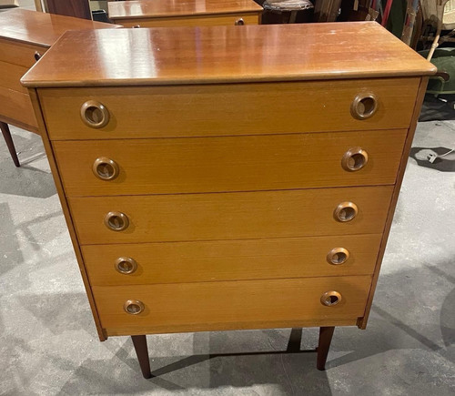 Schreiber mid century teak - schreiber,